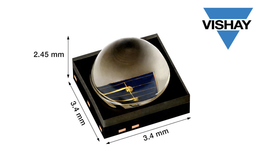 Vishay Intertechnology AEC-Q102 Qualified IR Emitters Deliver 10 % Higher Radiant Intensity in 20 % Smaller Footprint